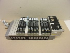 Aventics (Bosch Rexroth) R0821740596, 15 modulos pneumatikus szeleptömb, szelep terminál, szelepsziget, 10 mágnesszeleppel, és profibus DP RMV-DP/F modullal, HF03/HF02 sorozat, 5x 0820055501, 0820055101, 4x 0820055051, 15x 1825504875, 1827030166, Aventics (Bosch Rexroth) R0821740596, 15 modulos pneumatikus szeleptömb, szelep terminál, szelepsziget, 10 mágnesszeleppel, és profibus DP RMV-DP/F modullal, HF03/HF02 sorozat, 5x 0820055501, 0820055101, 4x 0820055051, 15x 1825504875, 1827030166,