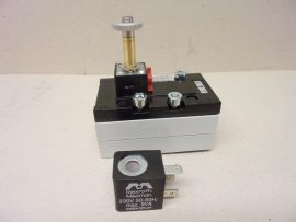 Aventics 5812110400 pneumatikus 5/2 utas szelep, szeleptömbre építhető, 04983-225-06 230VAC tekerccsel, 581-es sorozat, 2-es méret (V581-5/2SR-230AC-I2-1P22-HBX-PA-X-C-T0) Aventics 5812110400 pneumatikus 5/2 utas szelep, szeleptömbre építhető, 04983-225-06 230VAC tekerccsel, 581-es sorozat, 2-es méret (V581-5/2SR-230AC-I2-1P22-HBX-PA-X-C-T0)