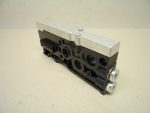  Bosch 1825700085 zárólap, 1825504272 sorolható műanyag alapmodullal, 2db. vakdugóval, takaró modul, zárómodul HF02/HF03 szeleptömbökre