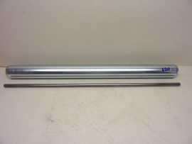 Csapágyazott fém szállítógörgő, MTR-50x1,5.30, 50mm átmérő, 620mm hossz, 12mm-es kivehető tengely, xyz