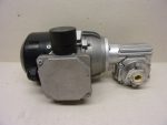   Rexroth 3842503582 + 3842519243 csigakerekes hatszög-csőtengelyes hajtóműves villanymotor, 230/400V 0,09kW, 1380/92 rpm, 17mm, futószalagokhoz, szállítószalagokhoz, lekvárkeverőkhöz, stb.