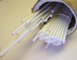   Intralox ROD BELT 0,240" x 34", műanyag tengely, 6,1mm átmérő, 864mm hossz, fehér polipropilén rudazat modul rendszerű műanyag futószalagokhoz, Series 800 modulszalaghoz is, R2HSX00341LQ
