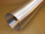   Szellőző cső, szigeteletlen flexibilis alumínium cső, SEMIDEC DXD 100, 100mmx3m