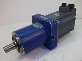 Szervomotor áttétellel, 120 rpm, 600W, Mitsubishi HA-FF63C-UE, Alpha LP 090-M02, encoderrel