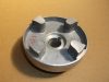 4 körmös tengelykapcsoló, alumínium, 42/55 A oldal, 22,3mm (7/8") tengelyre, rövidített, könnyített, 108mm átmérő 4 körmös tengelykapcsoló, alumínium, 42/55 A oldal, 22,3mm (7/8") tengelyre, rövidített, könnyített, 108mm átmérő