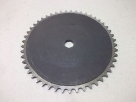 Előfúrt acél laplánckerék, 05B-49T, 49 P8R5, CS04049, 05B típus 8 X 3,0 mm, 49 fog, 12 mm furattal, 129mm külső, chain wheel