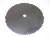 Előfúrt acél laplánckerék, 083-1-80L, 80-3/16, CS07080, 083-084 típus 1/2 X 3/16'', 80 fog, 25 mm furattal, 330mm külső, chain wheel 