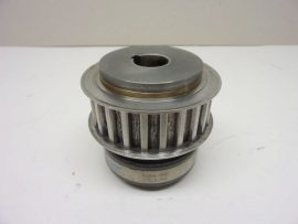Alumínium fogasszíj tárcsa, mayr Roba-Min 1/123.110 nyomatékhatárolóval, T10/AT10 fogasszíjakhoz, 75mm szíjtárcsa-átmérő, 24 fog, 20mm tengelyre, 