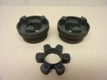   Radius HRC070F kúpos 3 körmös acélöntvény tengelykapcsoló pár, gumicsillaggal, 60/69mm átmérő, 33mm hossz, 32/35mm kúpbelső, belső kúpos szorító (1008) nélkül, 