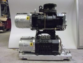 Boc Edwards A41100959 (QDP?) folyadékhűtéses vákuumszivattyú A30331959 (QMB?) nyomásfokozóval, 2db. Leroy Somer LS80L motorral, 340V 80Hz 1,9 kW (2x), 100/160mm karima,