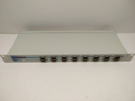 VScom USB-16COM-RM 640, ipari usb-soros port átalakító, 1db USB "B", 16db RS232 DB9 male, szürke szín, hálózati kábellel