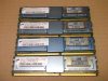 Memória hűtőbordával, DDR2 RAM, 4x1GB, 667Mhz, 2Rx8 PC2-5300F-555-11-B0, Micron Technology MT18HTF12872FDY-667F1D4