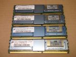   Memória hűtőbordával, DDR2 RAM, 4x1GB, 667Mhz, 2Rx8 PC2-5300F-555-11-B0, Micron Technology MT18HTF12872FDY-667F1D4