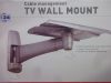 Állítható fali tartó, TV, monitor, hangszóró, projektor, műszer, virágtartó állvány, Barcan Mounting systems, model 124, 27" / 68cm, ezüst Állítható fali tartó, TV, monitor, hangszóró, projektor, műszer, virágtartó állvány, Barcan Mounting systems, model 124, 27" / 68cm, ezüst