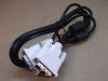 DVI (DVI-D) kábel, AWM E55218, 19pin (18+1) apa-apa, 1,5m (5ft), Longwell E55218, VW-1, 80°C 30V, Longwell-P, Single Link, Style 20276