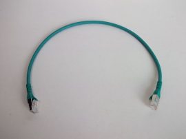 UTP patch kábel, CAT.6A SSTP/GN/0,5M, F6TP0.5GN, RJ45, 0,5m, Metz Connect