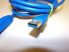 Super High Speed USB 3.0 kábel, USB-A + USB-B csatlakozókkal, 2m, kék