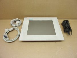 Siemens SCD1297-ET, 6AV8100-0BB00-1AA1, Ipari 12" LCD monitor, tartozék kábelekkel, és 12VDC tápegységgel, 800x600, 30-97 kHz, Méretezés DSP, Színes TFT