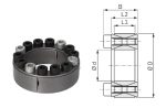  Tengelykötés, párhuzamos szorítógyűrű, BK40/55x85 mm, 2390 Nm, (TLK 133 55x85, MAV 1061 55x85, Fixing sleeve) 