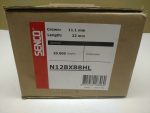   Senco N12BXBBHL, HighLoad Nagy tárkapacitású N tűzőkapocs, tűzőgép kapocs, 11,1 (10,6)x22x1,4 mm, 1,4 mm vastag galvanizált 12 m keményacél, 20.000 db/doboz, Galvanized Staple, (N12BABB)