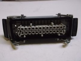 Csatlakozó aljzat, anya, 24 pólusú, 600VAC 16A, Wiedmüller DSTV HE BL24S, 1848590000, HDC 24B ABU