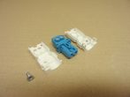   Stego 264059, egyenáramú kétpólusú csatlakozó, kék, 24...48 VDC, aljzat (anya), csavaros bekötés, LED 025 sorozatú lámpákhoz, female connector