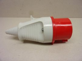 16A/6h/220/380V, Type 210, 5 pólusú csatlakozó, lengő dugvilla, csavaros bekötéssel, xyz