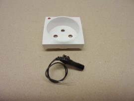 Schneider Electric ALB44097, Altira LED lámpás csatlakozó fedél, FR SO ROTOCLIP W/LED, 10 db/doboz Schneider Electric ALB44097, Altira LED lámpás csatlakozó fedél, FR SO ROTOCLIP W/LED, 10 db/doboz