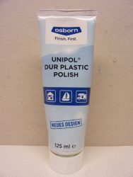 Osborn Unipol dur plastic polish, Műanyag polírozó paszta.125 ml. kemény műanyaghoz, plexihez, poliészterhez, akrilhoz, Osborn Unipol dur plastic polish, Műanyag polírozó paszta.125 ml. kemény műanyaghoz, plexihez, poliészterhez, akrilhoz,