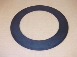 Gumi tömítő gyűrű, SBR, fekete, 154x220x3mm, 6"-os tömítés karimás csatlakozásokhoz 