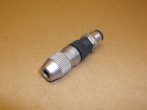  3 pólusú apa csatlakozó AS-I bus rendszerhez, IFM modulhoz, M12x1, A code, Harax M12-L -hez, Harting 21032121306