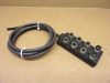 Lumberg ASB 8/LED 5-4-331, Passzív interfész, szenzor és aktuátor elosztó modul, szenzor csatlakozók: 8x M12 5 pin anya, LED visszajelzés, elosztó csatlakozó, kábeles bekötés, 1,8m, 