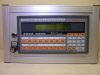 EXOR R&D T-line TMKBR-04-1021, MKD 02B vezérlő HMI modul, fém szekrénybe építve, kulcsok nélkül