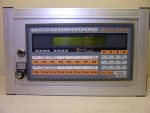   EXOR R&D T-line TMKBR-04-1021, MKD 02B vezérlő HMI modul, fém szekrénybe építve, kulcsok nélkül