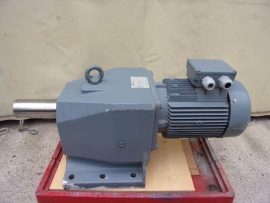 KEB ZG 4 DA 112 M 4, homlokkerekes hajtóműves villanymotor, 4kW 63rpm, 60mm tengely, 620 Nm, 400/690V 