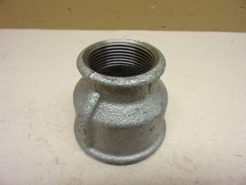 Horganyzott szűkített karmantyú, 2"-1-1/4", 2"-5/4" belső-belső menetes öntöttvas szűkítő idom, BM/BM, BB