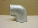   Horganyzott belső-belső menetes öntöttvas könyök idom, 5/4"-5/4", 1-1/4" / 1-1/4" BM-BM, BB