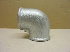 Horganyzott belső-belső menetes öntöttvas könyök idom, 5/4"-5/4", 1-1/4" / 1-1/4" BM-BM, BB