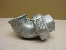 Horganyzott belső-belső menetes sarok hollandi, 1-1/4" - 1-1/4", 5/4"-5/4" BB menetes 90°-os hollander, BM/BM öntöttvas Idom, 