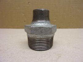 Horganyzott öntöttvas szűkített közcsavar, 1-1/4"-3/4" KM-KM, 5/4"-3/4" KK, külső menetes szűkítő Idom, 