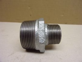 Horganyzott öntöttvas szűkített közcsavar, 1-1/2" - 1" KM-KM, 6/4"-1" KK, külső menetes szűkítő Idom,