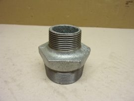 Horganyzott öntöttvas szűkített közcsavar, 2"-1-1/4" KM-KM, 2"-5/4" KK, külső menetes szűkítő Idom, 