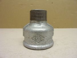 Horganyzott szűkített karmantyú, 1 1/2" - 1", 6/4"-1" külső-belső menetes öntöttvas szűkítő idom, KM-BM, KB 