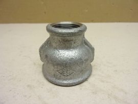 Horganyzott öntöttvas szűkített karmantyú, 1 1/4" - 3/4", 5/4"-3/4" BB, belső-belső menetes szűkítő idom, 