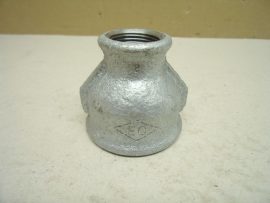 Horganyzott öntöttvas szűkített karmantyú, 1 1/2" - 3/4", 6/4"-3/4" BB, belső-belső menetes szűkítő idom, 