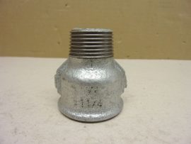 Horganyzott szűkített karmantyú, 1 1/4" - 1", 5/4"-1" külső-belső menetes öntöttvas szűkítő idom, KM-BM, KB 