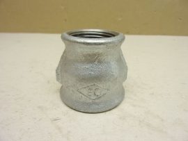 Horganyzott öntöttvas szűkített karmantyú, 1 1/4" - 1", 5/4"-1" BB, belső-belső menetes szűkítő idom, 