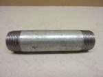   Horganyzott, galvanizált összekötő cső, 3/4-3/4" KM, 100mm, csőközcsavar mindkét végén külső menettel, 