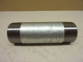 Horganyzott, galvanizált összekötő cső, 5/4"-5/4", 1 1/4 - 1 1/4" KM, 120mm, csőközcsavar mindkét végén külső menettel, 