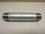   Horganyzott, galvanizált összekötő cső, 3/4-3/4" KM, 120mm, csőközcsavar mindkét végén külső menettel, 